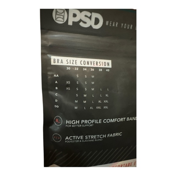 PSD Underwear Women's Lit 100 Sports Bra - Multi Size L - Picture 8 of 8